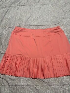 Jofit Coral Pleated Hem Skater Skirt